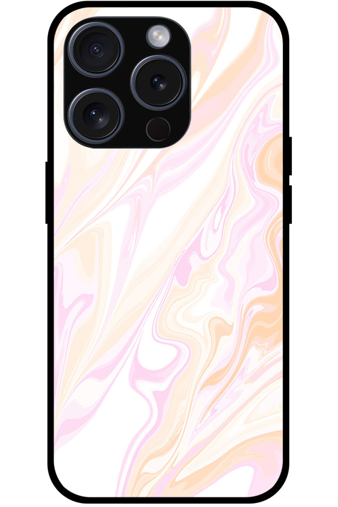 Aesthetic Liquid Marble Artwork Metal TPU Printed Case