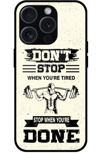 Weightlifting Men Vector Design Metal TPU Printed Case