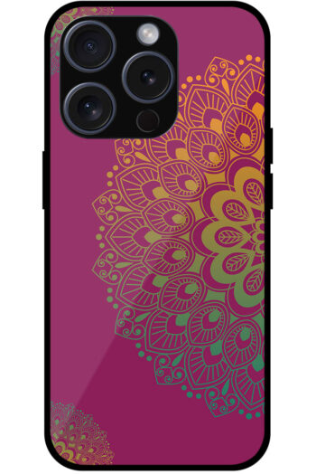Elegant Rangoli Decoration Art Metal TPU Printed Case