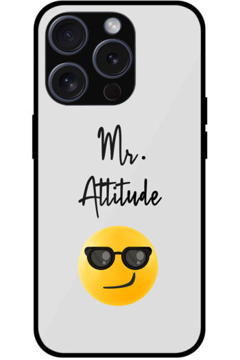 Emoji Mr. Attitude Vector Graphic Metal TPU Printed Case