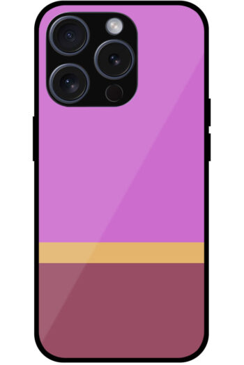 Sober Gold Strip Design Metal TPU Printed Case