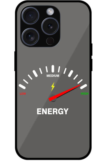 Energy Meter Vector Illustration Metal TPU Printed Case