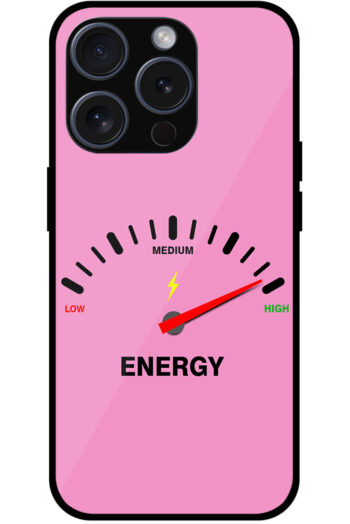 Energy Meter Vector Illustration Metal TPU Printed Case