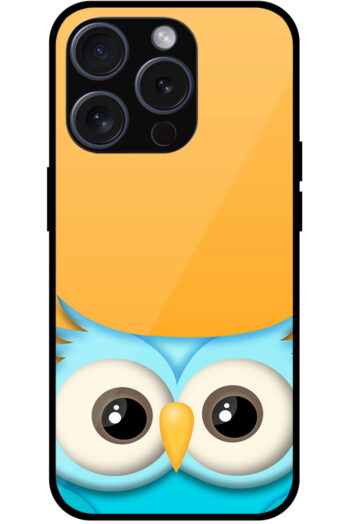 Elegant Vector Owl Illustration Metal TPU Printed Case