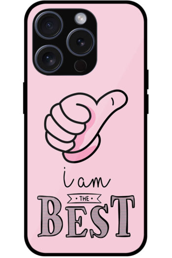 I Am The Best Text Design Metal TPU Printed Case