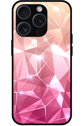 Flawless Colorful Crystal Design Metal TPU Printed Case