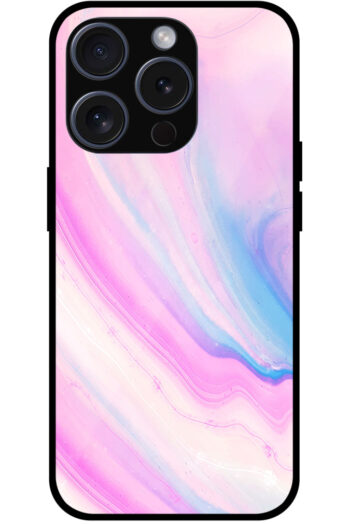 Alluring Liquid Marble Illustration Metal TPU Printed Case