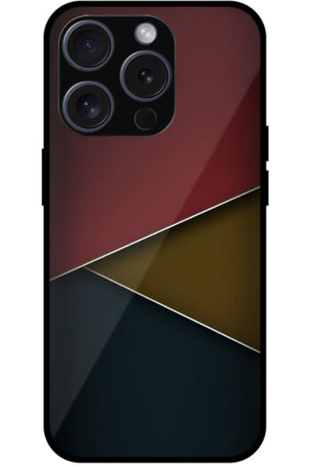 Glossy Metallic Lustre Design Metal TPU Printed Case