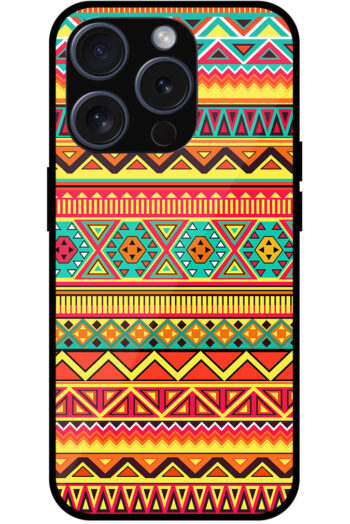 Ethnic Tribal Pattern Design Metal TPU Printed Case