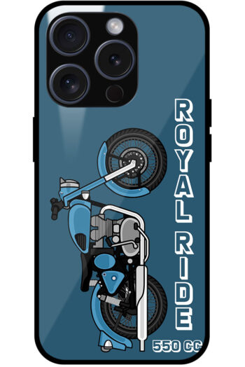 Royal Ride 550cc Motorbike Design Metal TPU Printed Case