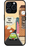 Time To Travel Vector Car Design Metal TPU Printed Case