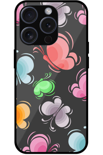 Unique Butterfly Pattern Metal TPU Printed Case