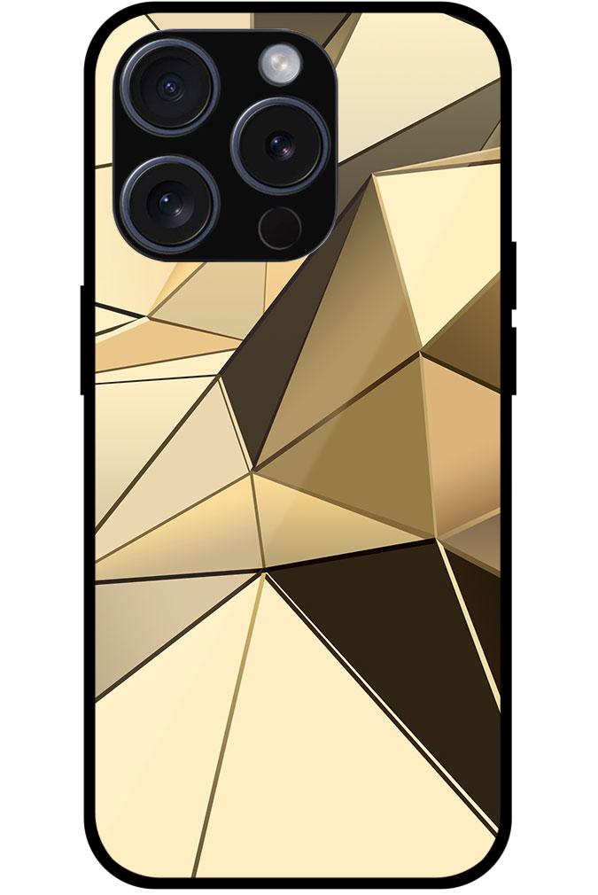 Sparkling Crystals Design Metal TPU Printed Case