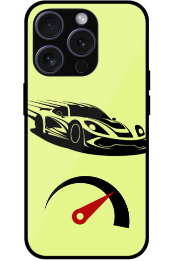 Racing Sports Car Vector Design Metal TPU Printed Case