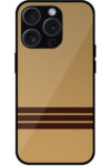 Sober Bold Stripe Pattern Metal TPU Printed Case