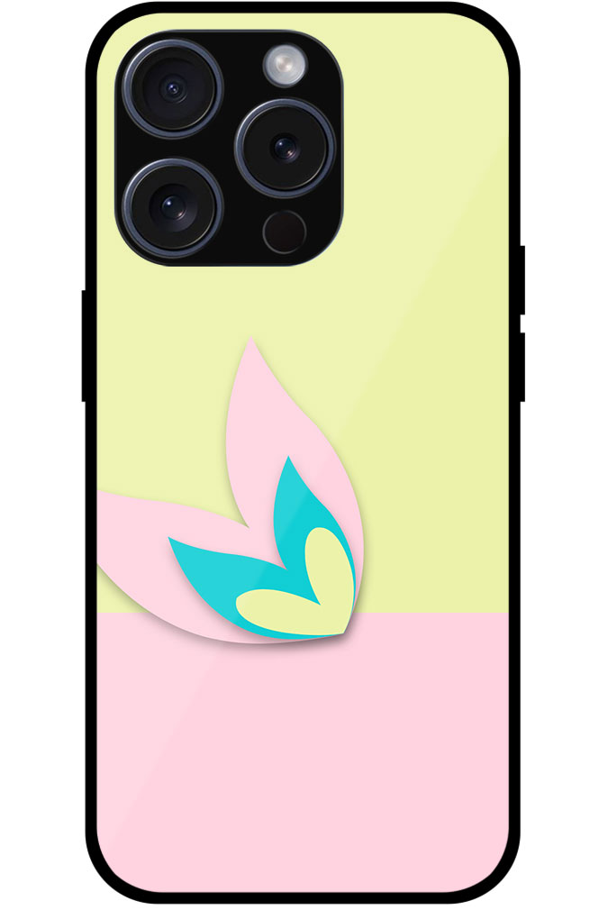 Tricolor Butterfly Icon Design Metal TPU Printed Case