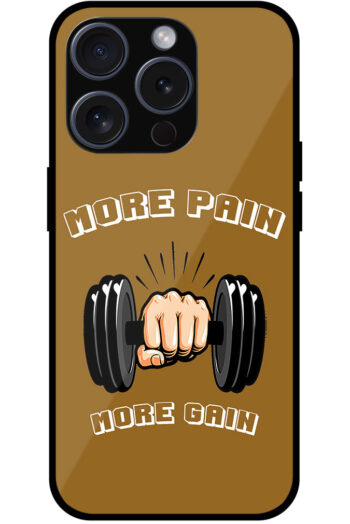 Heavy Dumbbell Graphic Design Metal TPU Printed Case