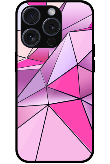 Sparkling Crystals Design Metal TPU Printed Case