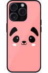 Cute Panda Face Artwork Metal TPU Printed Case