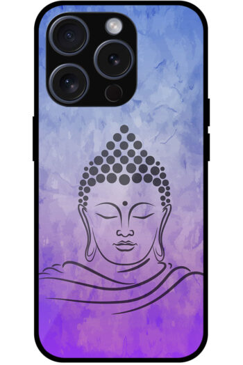 Lord Budha Sketch Illustration Metal TPU Printed Case