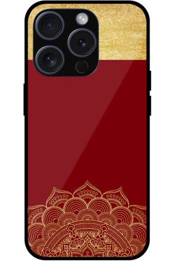 Decorative Mandala Design Metal TPU Printed Case