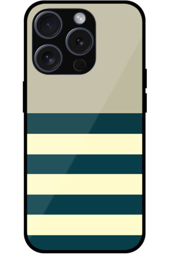 Abstract Line Pattern Metal TPU Printed Case