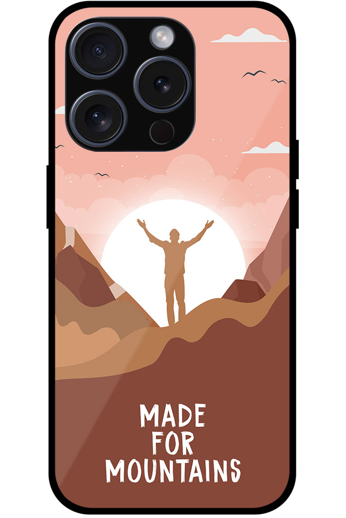 Made For Mountains Vectorart Metal TPU Printed Case