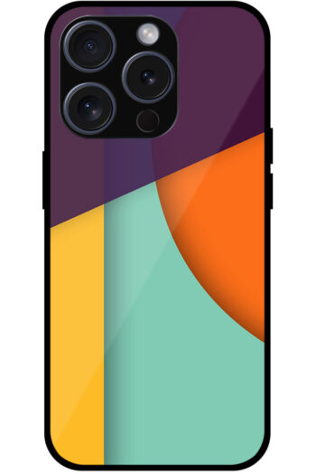 Abstract Geometrical Depiction Metal TPU Printed Case