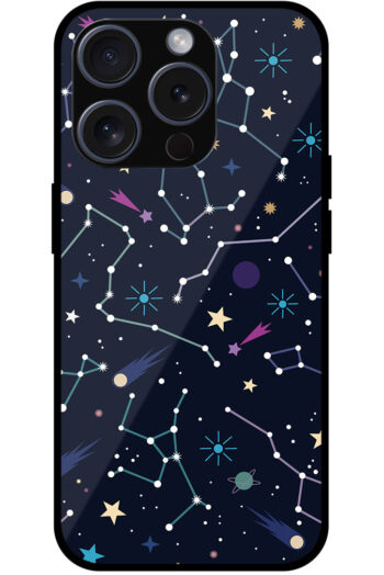 Aesthetic Star Constellations Wallpapers Metal TPU Printed Case