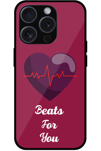 Heartbeat Vector Illustration Metal TPU Printed Case
