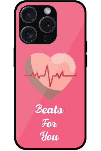 Heartbeat Vector Illustration Metal TPU Printed Case