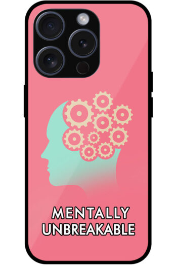Human Head Gears Illustration Metal TPU Printed Case