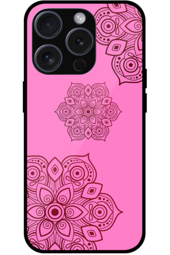 Artistic Mandala Rangoli Design Metal TPU Printed Case