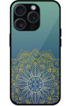 Imperial Gold Flower Design Metal TPU Printed Case