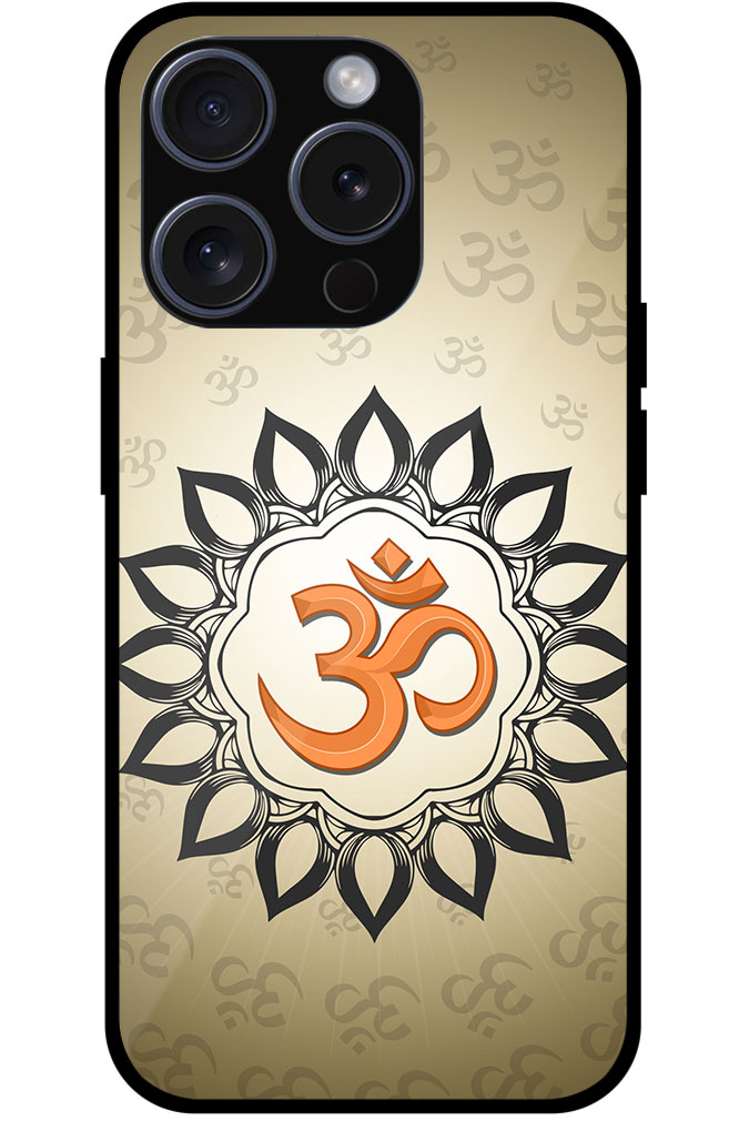 Om Symbol Vector Illustration Metal TPU Printed Case