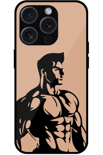 Tough Bodybuilder Vectorart  Metal TPU Printed Case