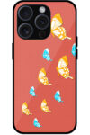 Elegant Butterfly Pattern Design Metal TPU Printed Case