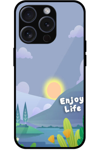 Enjoy Life Scenery Vectorart Metal TPU Printed Case