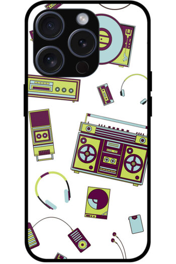 Music Accessories Vector Pattern Metal TPU Printed Case