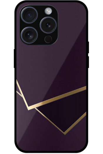 Abstract Glossy Metal Design Metal TPU Printed Case