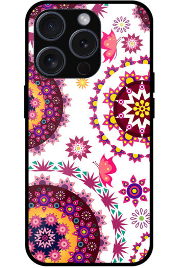 Striking Rangoli Colorful Artwork Metal TPU Printed Case