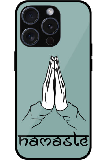 Namaste Vector Illustration Metal TPU Printed Case
