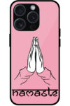 Namaste Vector Illustration Metal TPU Printed Case