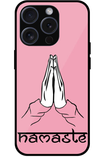 Namaste Vector Illustration Metal TPU Printed Case