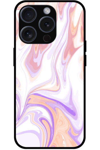 Aesthetic Liquid Marble Artwork Metal TPU Printed Case