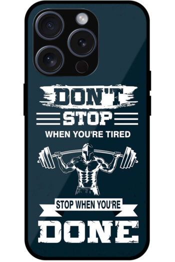 Weightlifting Men Vector Design Metal TPU Printed Case