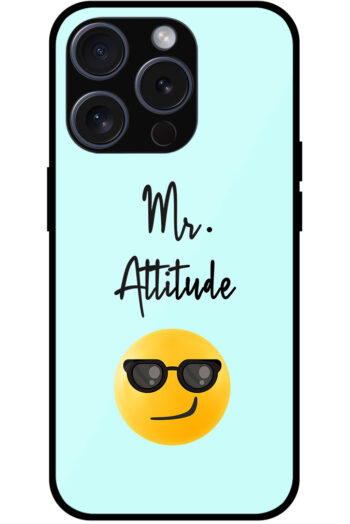 Emoji Mr. Attitude Vector Graphic Metal TPU Printed Case