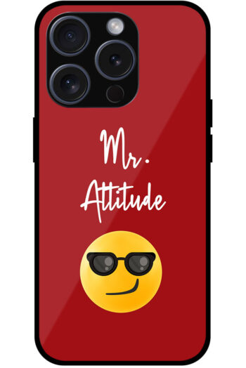Emoji Mr. Attitude Vector Graphic Metal TPU Printed Case