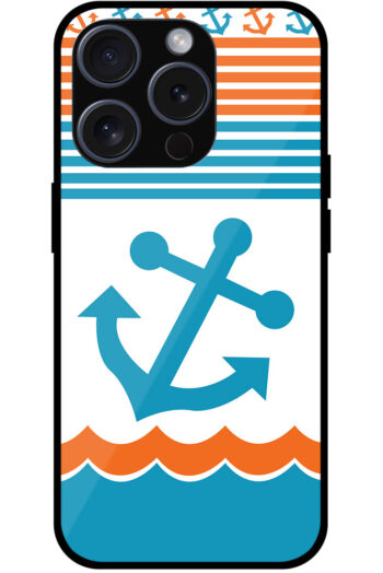 Heavy Ship Anchor Vector Design Metal TPU Printed Case