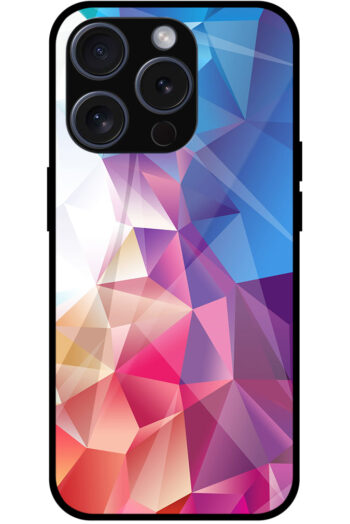 Elegant Crystal Graphic Design Metal TPU Printed Case